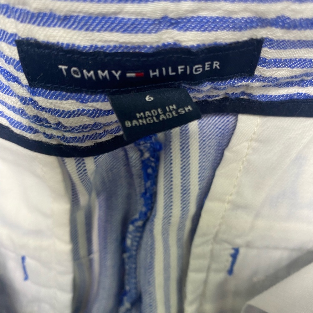 Tommy Hilfiger ,Size 6,Blue /White color. pants pockets - Picture 6 of 7